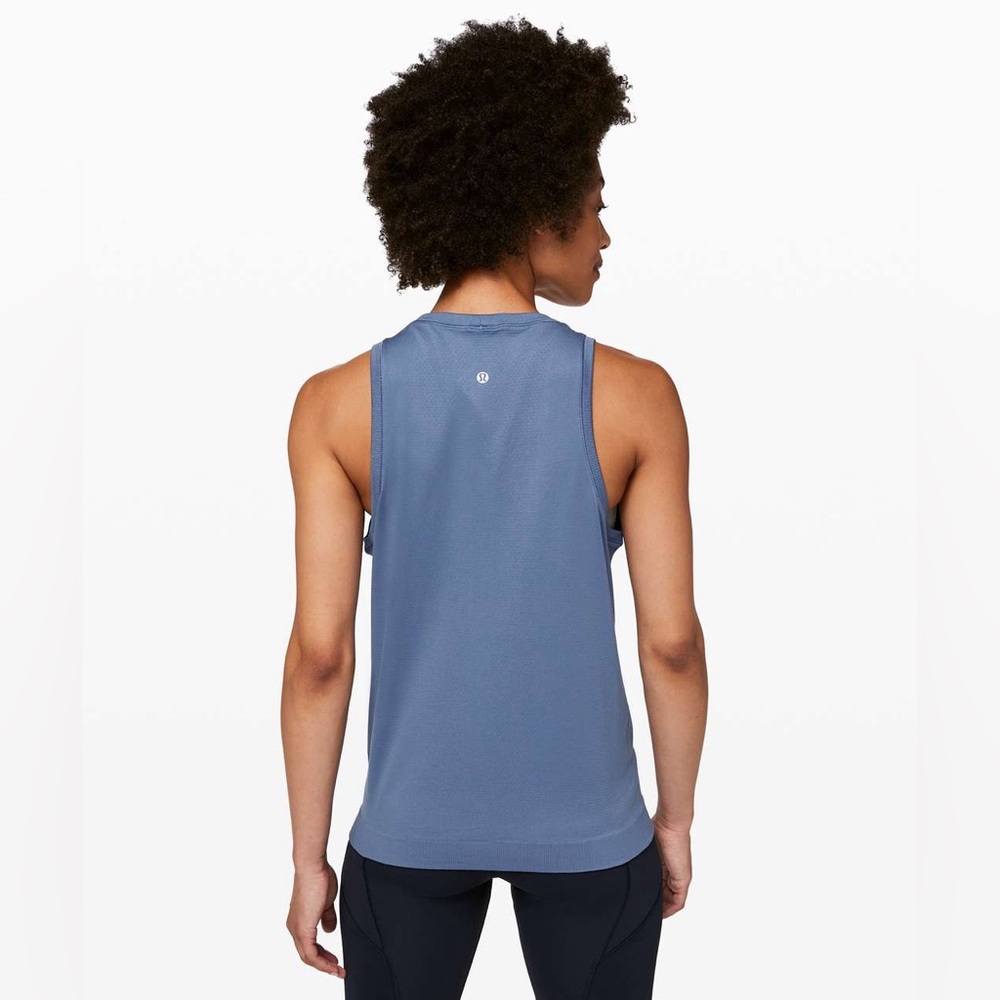 Lululemon Swiftly Breeze Women’s Relaxed Fit Tank Top (Oasis Blue) large